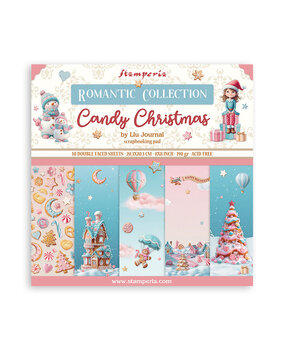 Stamperia Candy Christmas 8x8 Inch Paper Pack (SBBS129) Stamperia Candy Christmas 8x8 Inch Paper Pack (SBBS129)