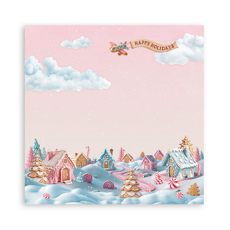 Stamperia Candy Christmas 8x8 Inch Single Face Paper Pack (SBBSXB15) Stamperia Candy Christmas 8x8 Inch Single Face Paper Pack (SBBSXB15)