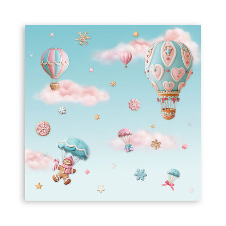 Stamperia Candy Christmas 8x8 Inch Single Face Paper Pack (SBBSXB15) Stamperia Candy Christmas 8x8 Inch Single Face Paper Pack (SBBSXB15)
