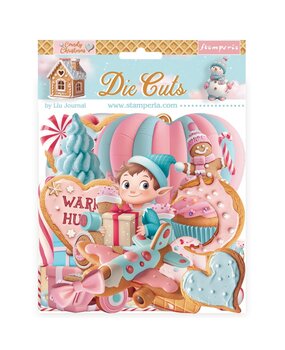 Stamperia Candy Christmas Die Cuts (DFLDC118)