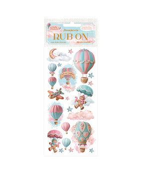 Stamperia Candy Christmas Rub-on 4x8,5 Inch Air Balloons (DFLRB172) Stamperia Candy Christmas Rub-on 4x8,5 Inch Air Balloons (DFLRB172)