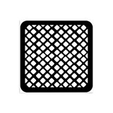 Stamperia Candy Christmas Thick Stencil 12X12cm Waffle Pattern (KSTDS50)