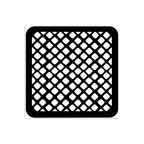 Stamperia Candy Christmas Thick Stencil 12X12cm Waffle Pattern (KSTDS50) Stamperia Candy Christmas Thick Stencil 12X12cm Waffle Pattern (KSTDS50)