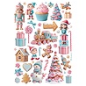 Stamperia Candy Christmas A4 Rice Paper Elements (DFSA41050) Stamperia Candy Christmas A4 Rice Paper Elements (DFSA41050)
