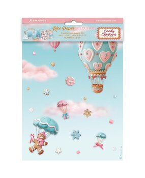 Stamperia Candy Christmas A4 Rice Paper Selection (DFSA4XCD) Stamperia Candy Christmas A4 Rice Paper Selection (DFSA4XCD)