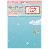 Stamperia Candy Christmas A6 Rice Paper Backgrounds (DFSAK6043)