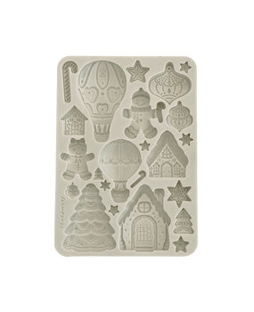 Stamperia Candy Christmas A5 Silicon Mould Gingerbreads (KACMA583)