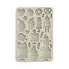 Stamperia Candy Christmas A5 Silicon Mould Cakes (KACMA584) Stamperia Candy Christmas A5 Silicon Mould Cakes (KACMA584)
