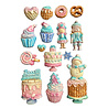Stamperia Candy Christmas A5 Silicon Mould Cakes (KACMA584) Stamperia Candy Christmas A5 Silicon Mould Cakes (KACMA584)