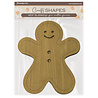 Stamperia Candy Christmas MDF Crafty Shapes Blanks Gingerbreads (KLSM59) Stamperia Candy Christmas MDF Crafty Shapes Blanks Gingerbreads (KLSM59)