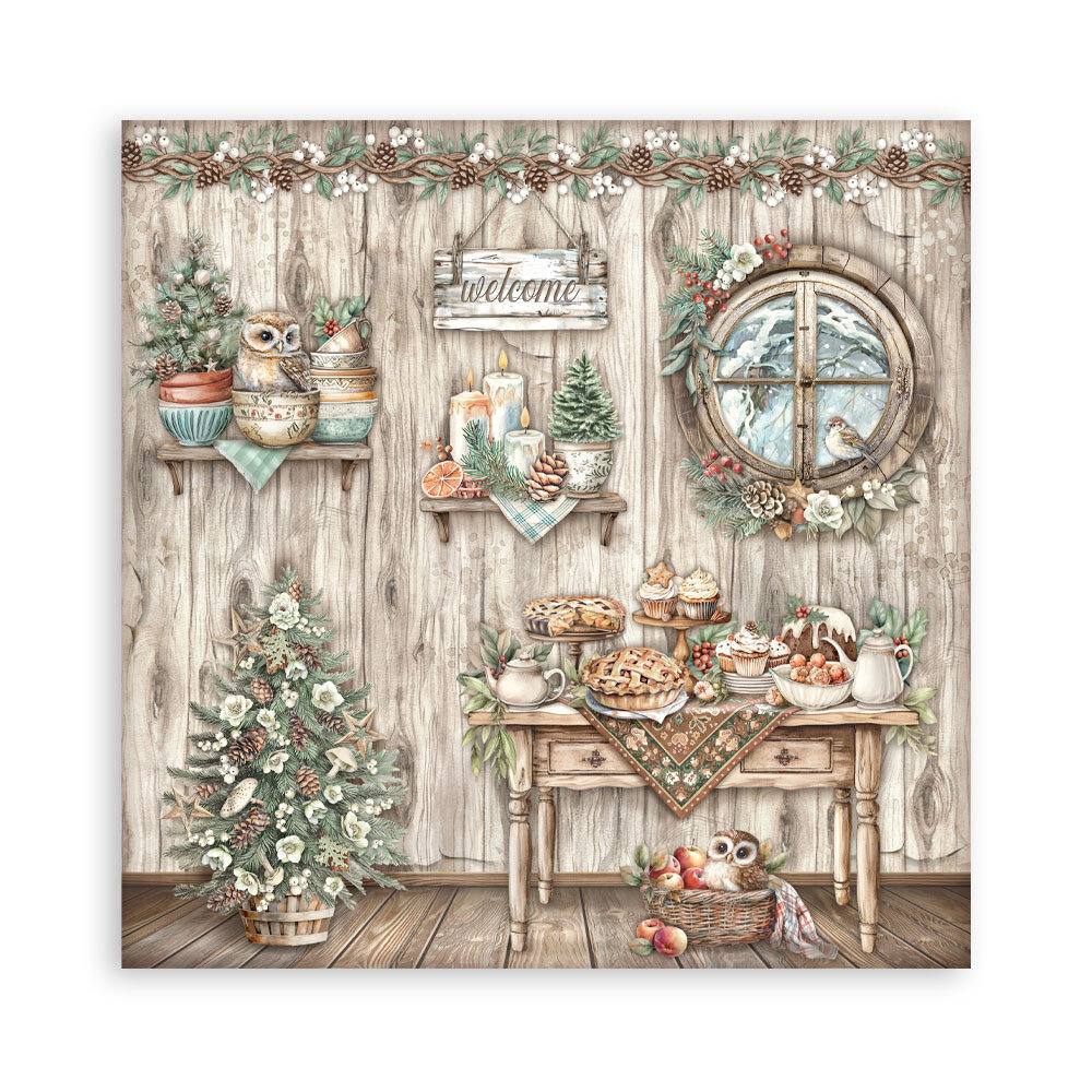 Stamperia The Owl's House 12x12 Inch Single Face Paper Pack (SBBXLB28) Stamperia The Owl's House 12x12 Inch Single Face Paper Pack (SBBXLB28)