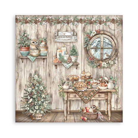 Stamperia The Owl's House 12x12 Inch Single Face Paper Pack (SBBXLB28) Stamperia The Owl's House 12x12 Inch Single Face Paper Pack (SBBXLB28)