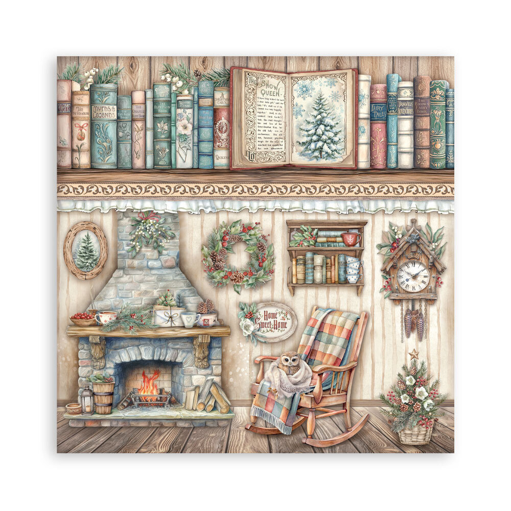 Stamperia The Owl's House 12x12 Inch Single Face Paper Pack (SBBXLB28) Stamperia The Owl's House 12x12 Inch Single Face Paper Pack (SBBXLB28)