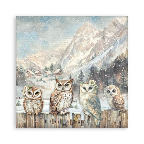 Stamperia The Owl's House 8x8 Inch Single Face Paper Pack (SBBSXB16) Stamperia The Owl's House 8x8 Inch Single Face Paper Pack (SBBSXB16)