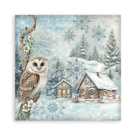 Stamperia The Owl's House 8x8 Inch Single Face Paper Pack (SBBSXB16) Stamperia The Owl's House 8x8 Inch Single Face Paper Pack (SBBSXB16)