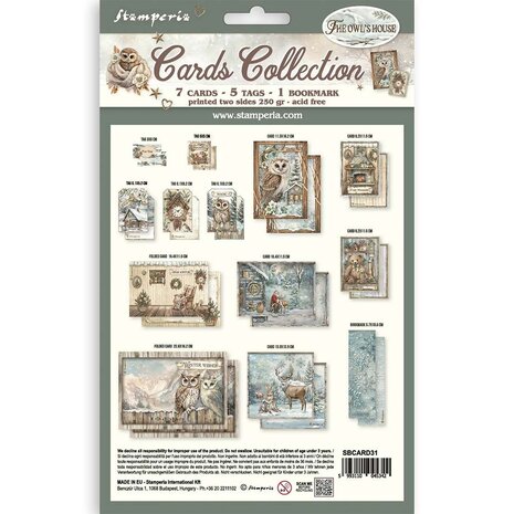 Stamperia The Owl's House Cards Collection (SBCARD31) Stamperia The Owl's House Cards Collection (SBCARD31)