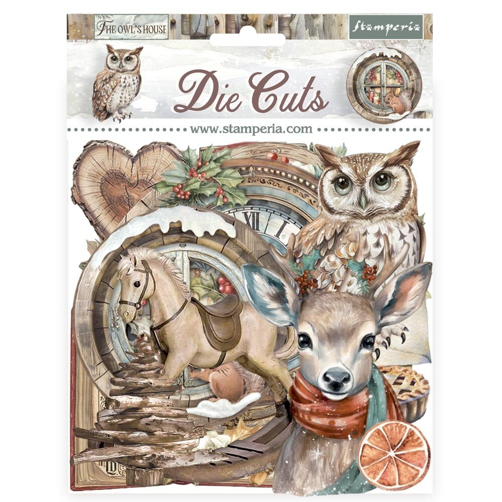 Stamperia The Owl's House Die Cuts (DFLDC119) Stamperia The Owl's House Die Cuts (DFLDC119)