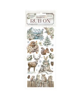Stamperia The Owl's House Rub-on 4x8,5 Inch Wildlife (DFLRB180) Stamperia The Owl's House Rub-on 4x8,5 Inch Wildlife (DFLRB180)
