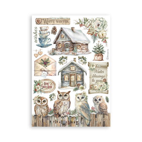 Stamperia The Owl's House A5 Washi Pad (SBW23) Stamperia The Owl's House A5 Washi Pad (SBW23)