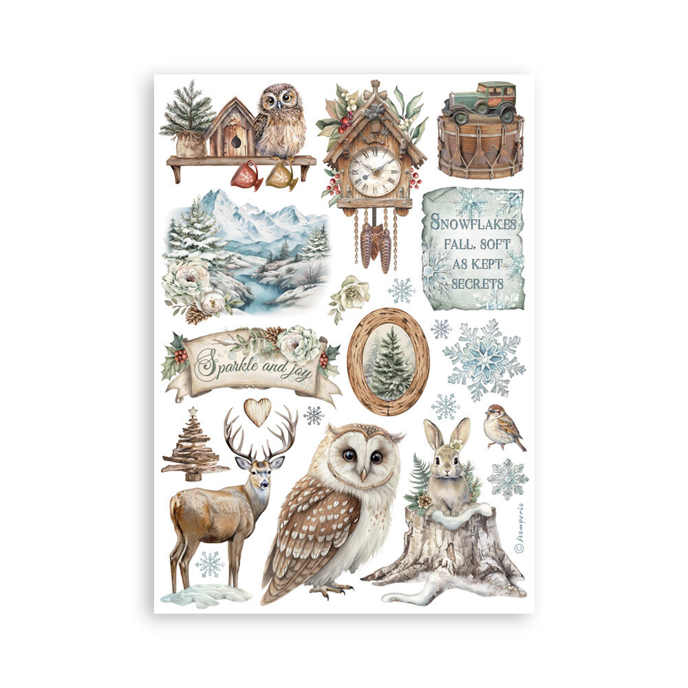 Stamperia The Owl's House A5 Washi Pad (SBW23) Stamperia The Owl's House A5 Washi Pad (SBW23)