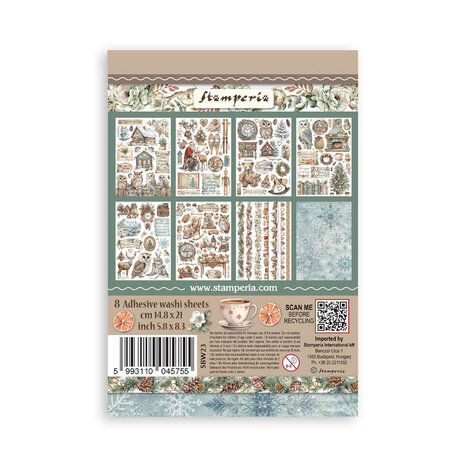 Stamperia The Owl's House A5 Washi Pad (SBW23) Stamperia The Owl's House A5 Washi Pad (SBW23)