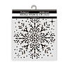 Stamperia The Owl's House Thick Stencil 12X12cm Snowflake (KSTDS52) Stamperia The Owl's House Thick Stencil 12X12cm Snowflake (KSTDS52)