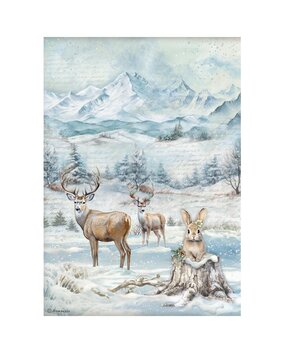 Stamperia The Owl's House A4 Rice Paper Wildlife (DFSA41055) Stamperia The Owl's House A4 Rice Paper Wildlife (DFSA41055)