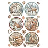 Stamperia The Owl's House A4 Rice Paper 6 Rounds (DFSA41057) Stamperia The Owl's House A4 Rice Paper 6 Rounds (DFSA41057)