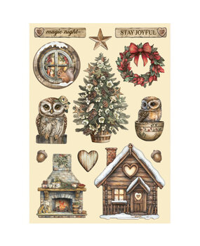 Stamperia The Owl's House Wooden Shapes A5 (KLSP187)