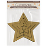 Stamperia The Owl's House MDF Crafty Shapes Blanks Stars (KLSM62) Stamperia The Owl's House MDF Crafty Shapes Blanks Stars (KLSM62)
