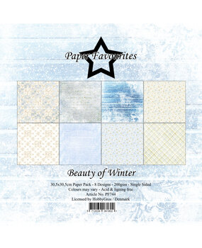 Paper Favourites Beauty of Winter 12x12 Inch Paper Pad (PF744) Paper Favourites Beauty of Winter 12x12 Inch Paper Pad (PF744)