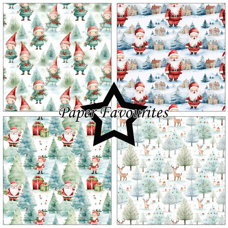 Paper Favourites Christmas Scenes 12x12 Inch Paper Pad (PF746) Paper Favourites Christmas Scenes 12x12 Inch Paper Pad (PF746)