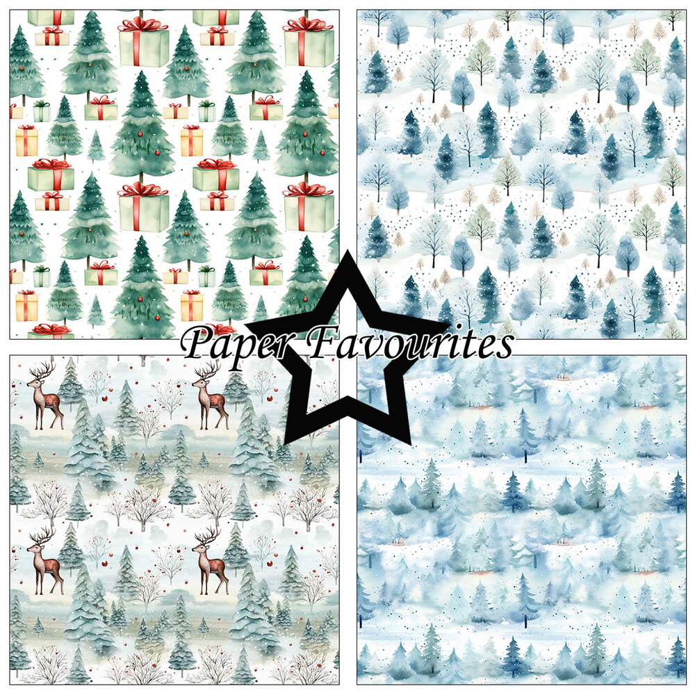 Paper Favourites Christmas Scenes 12x12 Inch Paper Pad (PF746) Paper Favourites Christmas Scenes 12x12 Inch Paper Pad (PF746)