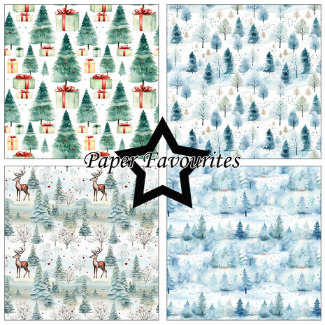 Paper Favourites Christmas Scenes 12x12 Inch Paper Pad (PF746) Paper Favourites Christmas Scenes 12x12 Inch Paper Pad (PF746)