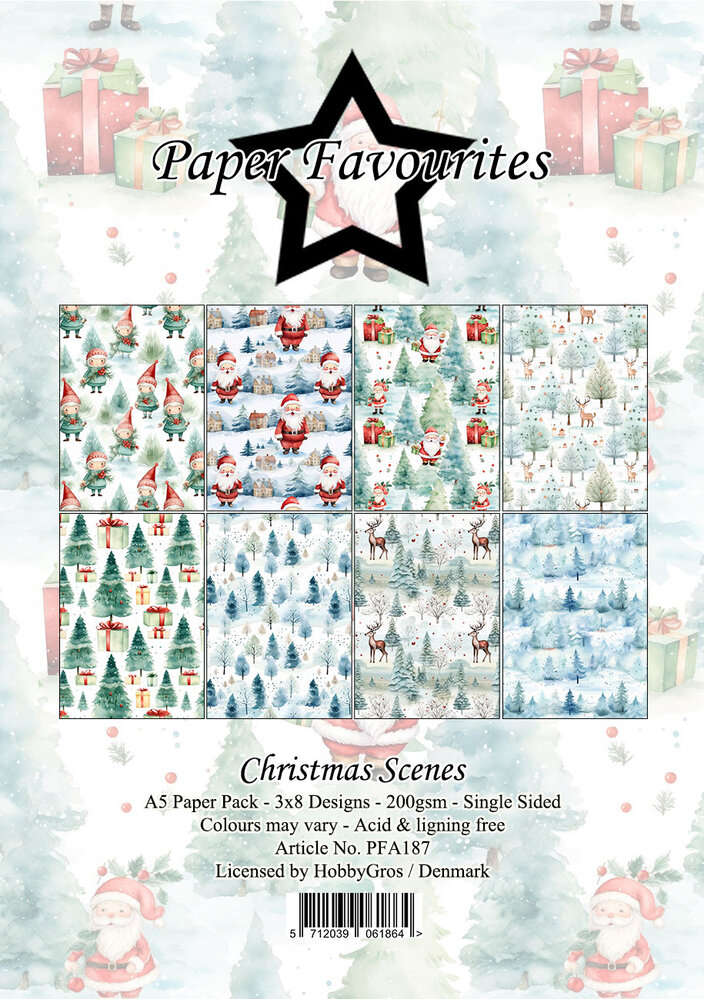 Paper Favourites Christmas Scenes A5 Paper Pad (PFA187) Paper Favourites Christmas Scenes A5 Paper Pad (PFA187)