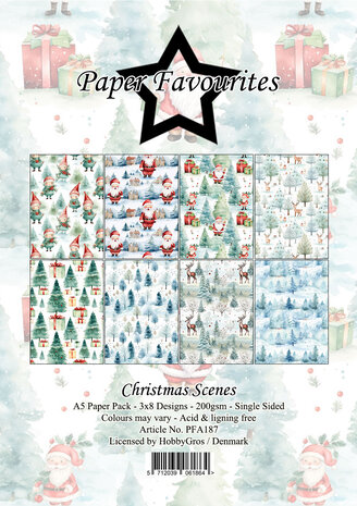 Paper Favourites Christmas Scenes A5 Paper Pad (PFA187) Paper Favourites Christmas Scenes A5 Paper Pad (PFA187)
