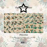 Paper Favourites Pinecones 12x12 Inch Paper Pad (PF747)