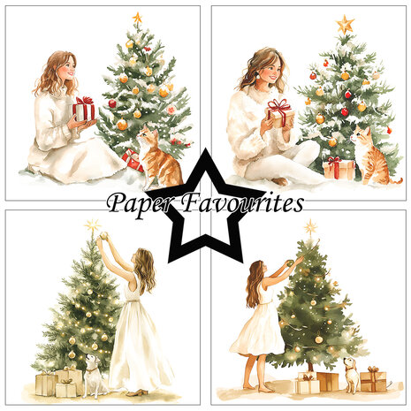 Paper Favourites Cozy Christmas 6x6 Inch Paper Pad (PF544) Paper Favourites Cozy Christmas 6x6 Inch Paper Pad (PF544)