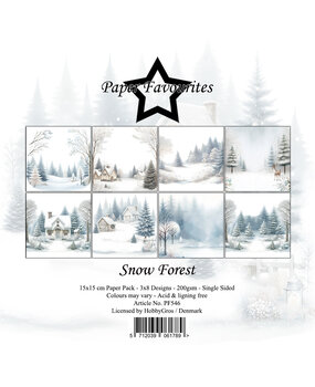 Paper Favourites Snow Forest 6x6 Inch Paper Pad (PF546) Paper Favourites Snow Forest 6x6 Inch Paper Pad (PF546)