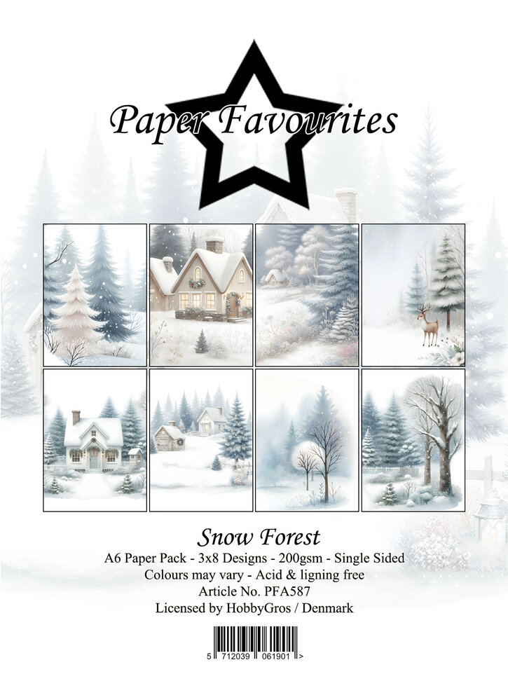 Paper Favourites Snow Forest A6 Paper Pad (PFA587) Paper Favourites Snow Forest A6 Paper Pad (PFA587)
