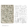 Stamperia The Owl's House A5 Silicon Mould Teddy Bears (KACMA557) Stamperia The Owl's House A5 Silicon Mould Teddy Bears (KACMA557)