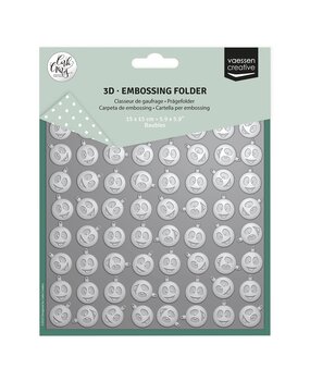 Vaessen Creative Embossing Folder Kerstballen (CAR0111) Vaessen Creative Embossing Folder Kerstballen (CAR0111)