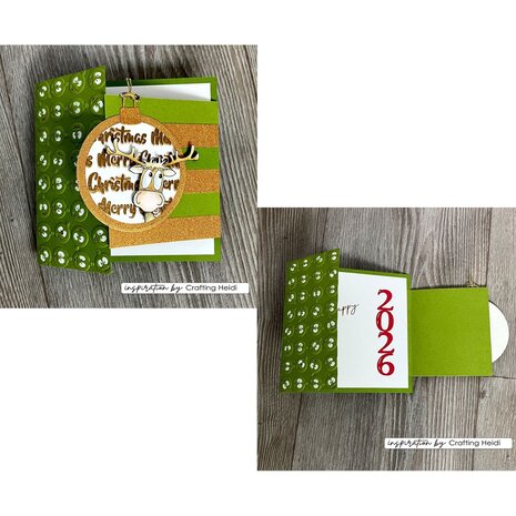 Vaessen Creative Embossing Folder Kerstballen (CAR0111) Vaessen Creative Embossing Folder Kerstballen (CAR0111)