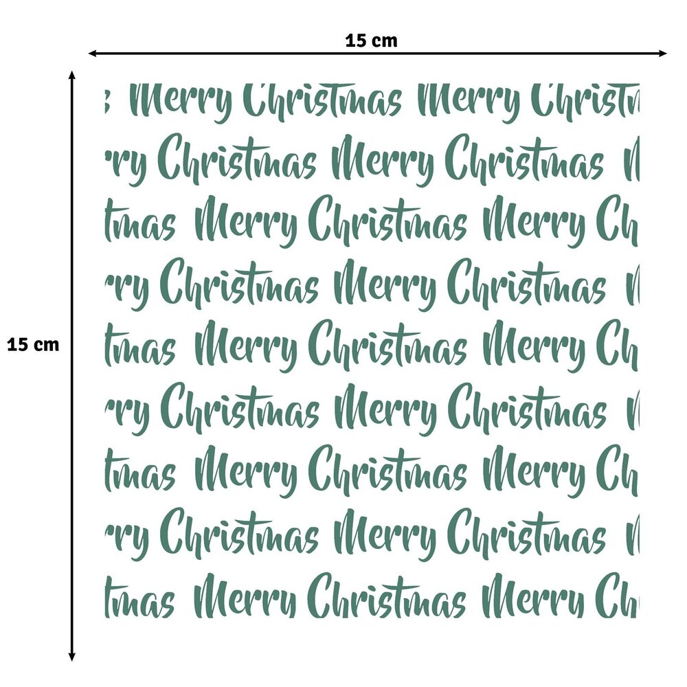 Vaessen Creative Stencil Merry Christmas (CAR0114) Vaessen Creative Stencil Merry Christmas (CAR0114)