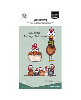 Vaessen Creative Clear Stamps Kerstkippen (CAR0103) Vaessen Creative Clear Stamps Kerstkippen (CAR0103)