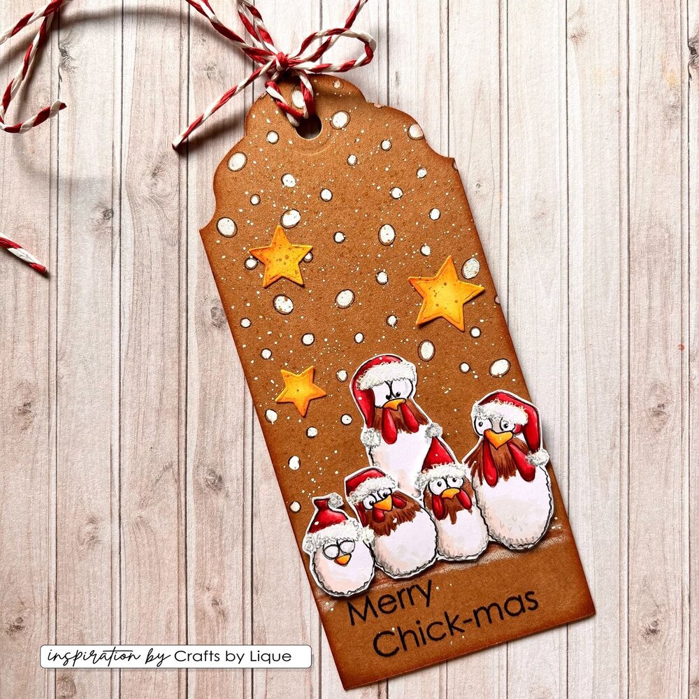Vaessen Creative Clear Stamps Kerstkippen (CAR0103) Vaessen Creative Clear Stamps Kerstkippen (CAR0103)