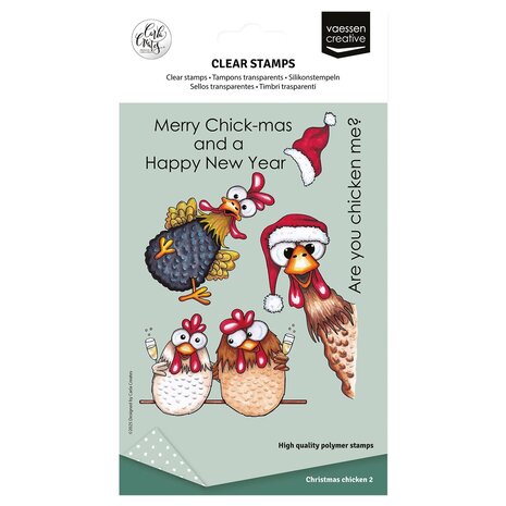 Vaessen Creative Clear Stamps Kerstkippen 2 (CAR0104) Vaessen Creative Clear Stamps Kerstkippen 2 (CAR0104)