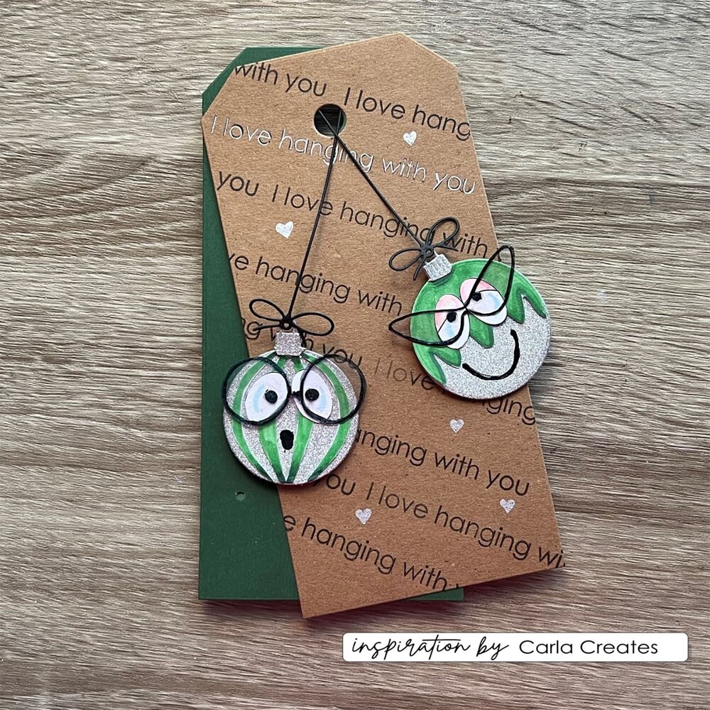 Vaessen Creative Clear Stamps Kerstballen (CAR0105) Vaessen Creative Clear Stamps Kerstballen (CAR0105)