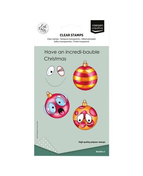 Vaessen Creative Clear Stamps Kerstballen 2 (CAR0106) Vaessen Creative Clear Stamps Kerstballen 2 (CAR0106)