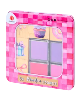 DécoTime Birthday Bliss Wooden Stamp Set (3211941) DécoTime Birthday Bliss Wooden Stamp Set (3211941)